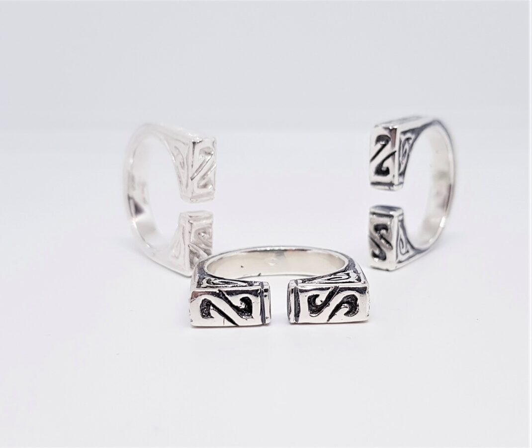 Silver Rring With Celtic Motives