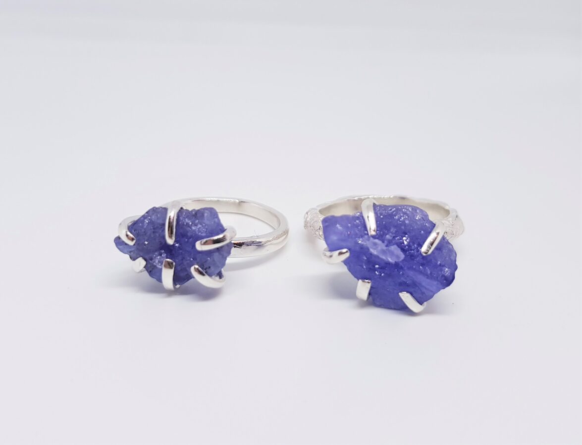 Silver Ring With Tanzanite "Out Of The Ordinary" (plain)