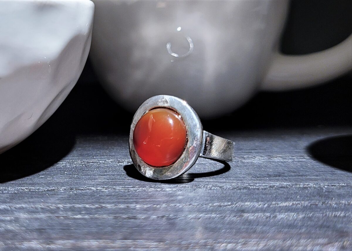 Silver Ring With Serdonyx