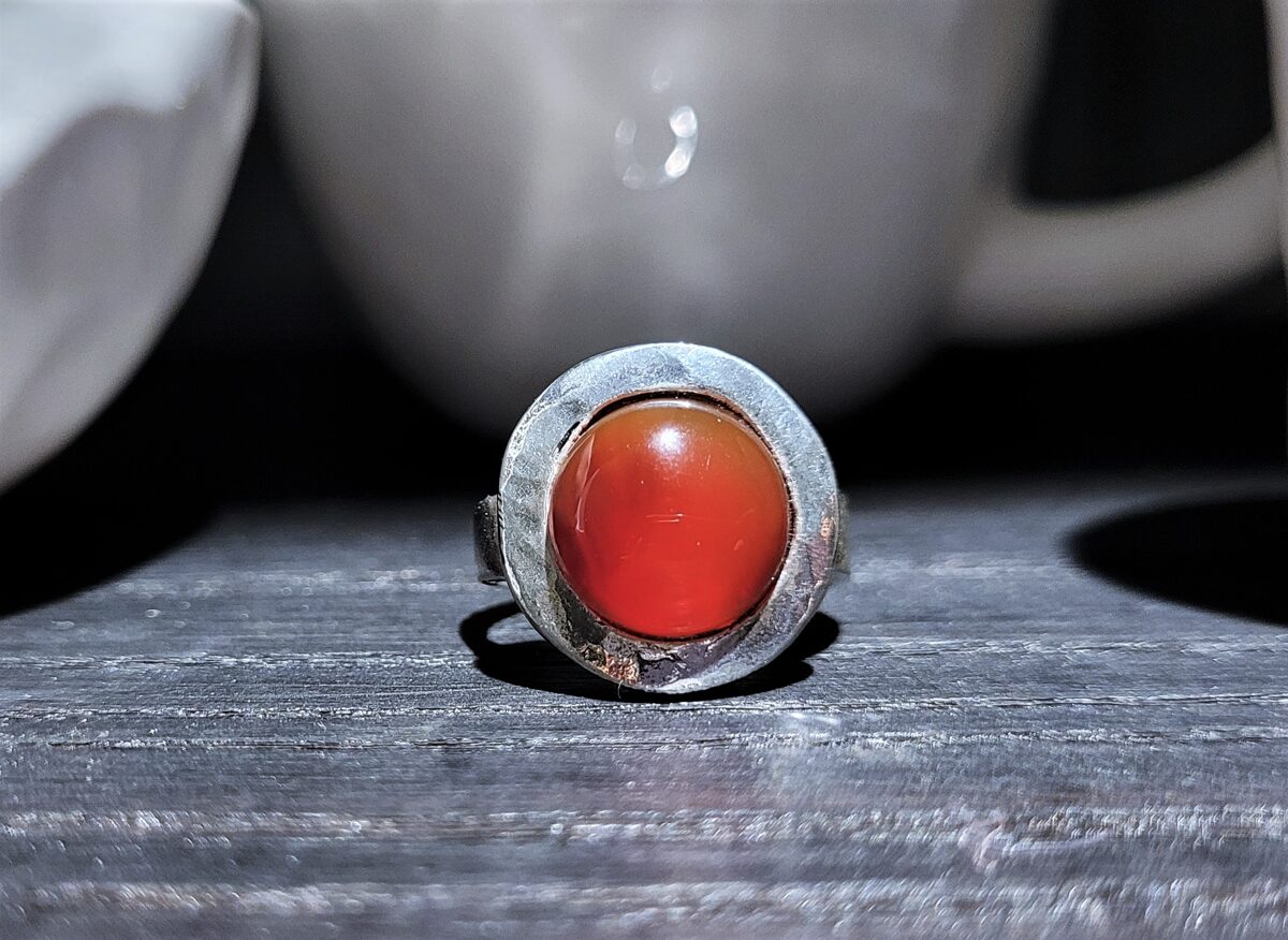 Silver Ring With Serdonyx