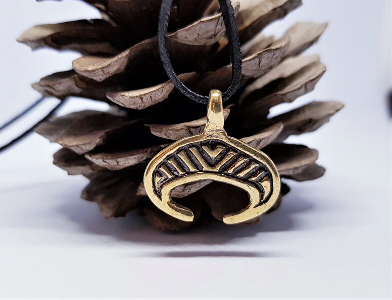 Bronzeanhänger „Symbol des Monds“