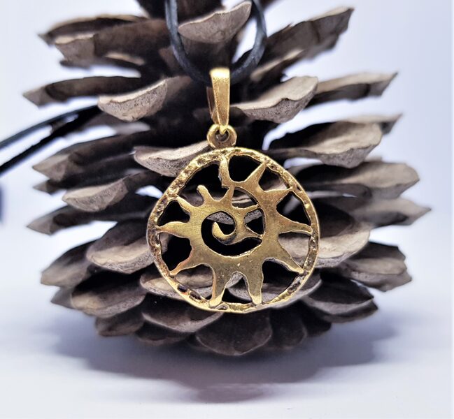 Bronzas kulons "Skaista Rota Saule" (gaisīgs)