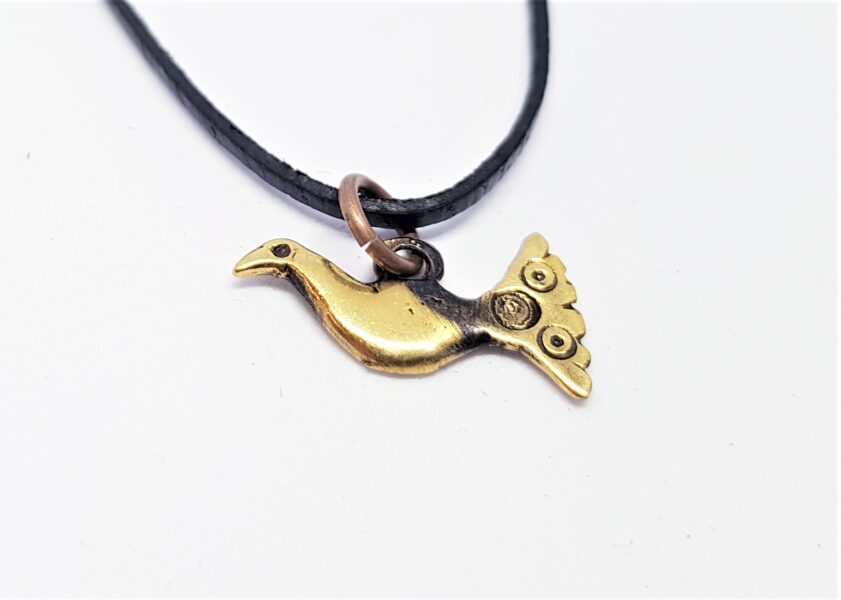 Bronzas kulons "Ūdens putns" (mazs)