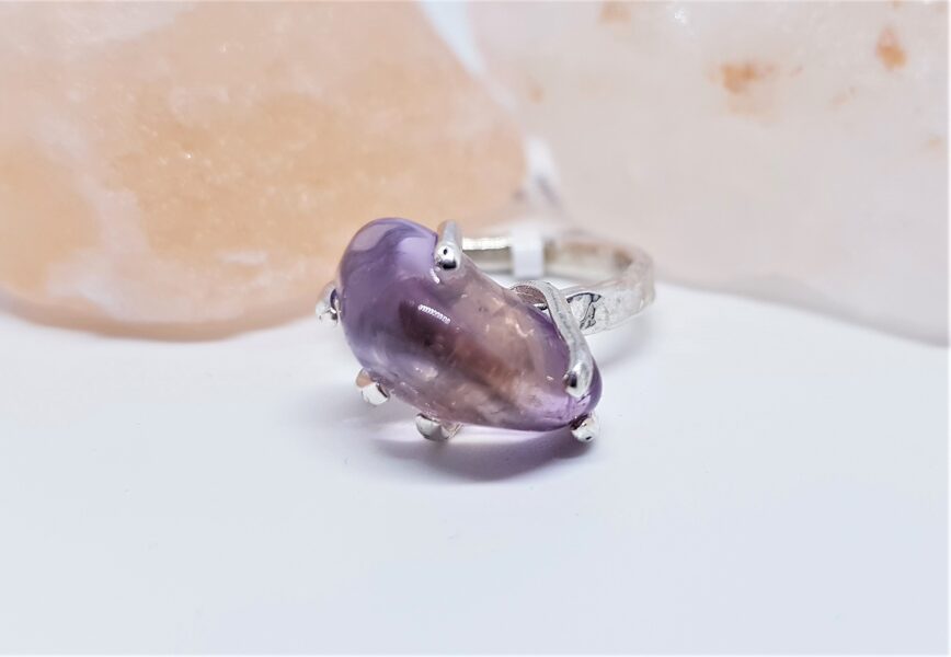 Silver Ring With Ametrine "Out Of The Ordinary" (rugged)