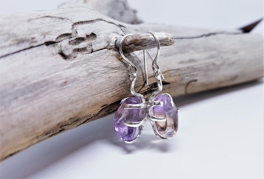 Silver Earrings With Ametrine "Out Of The Ordinary"