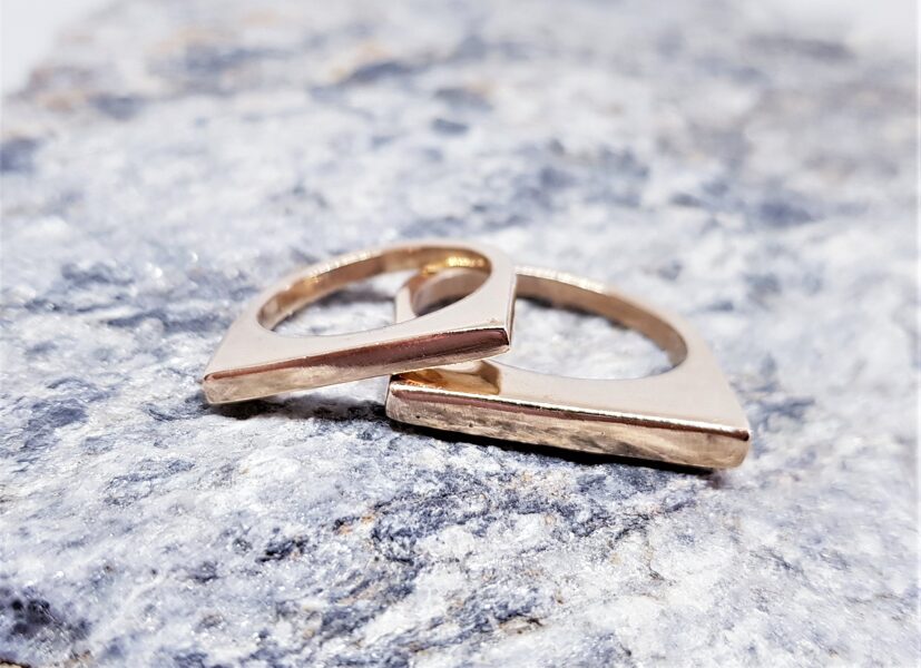 Unusual Wedding Rings For A Couple With Creative Minds