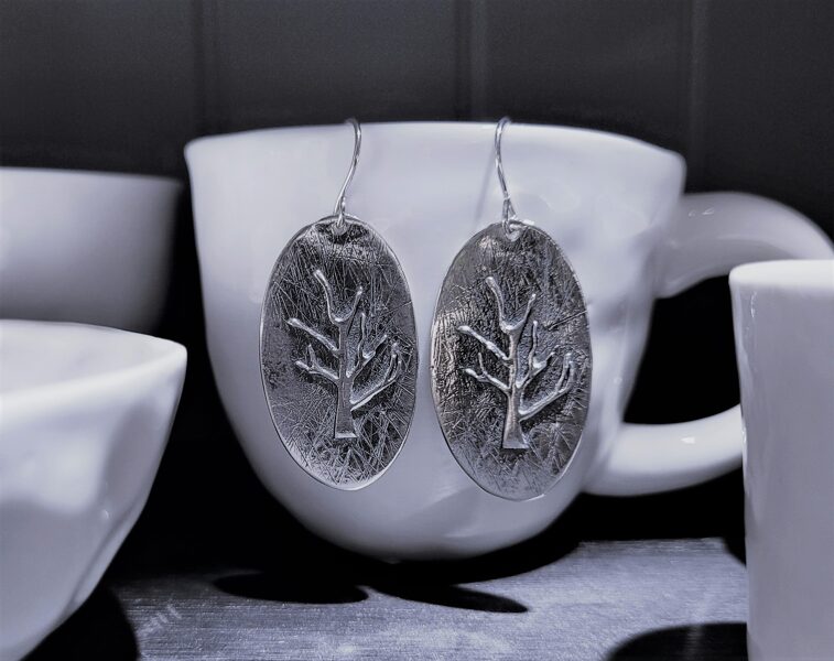 Silver Earrings "The Trees"
