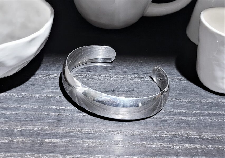 Plain Silver Bracelet (thiner)