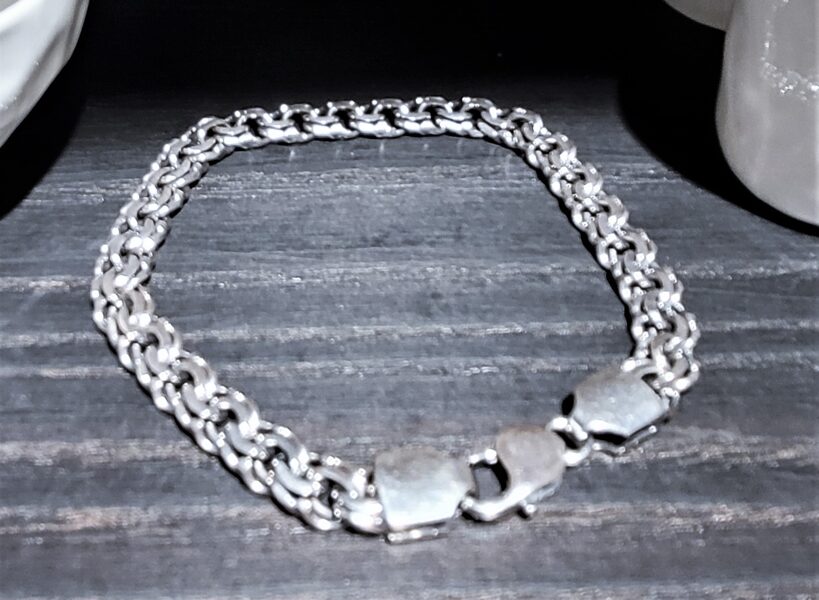 Silver "Bismark" Bracelet (23.5 cm; 25.54 g)