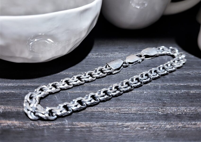 Sudraba "Bismarka" rokassprādze (21 cm; 18.9 g)