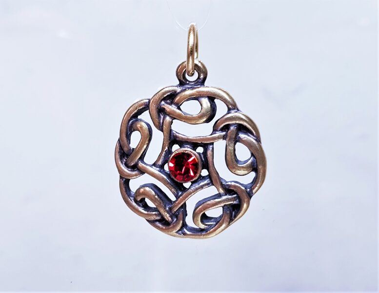 Celtic Dara Knot Bronze Pendant