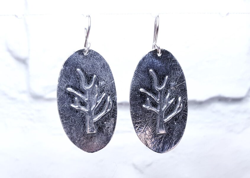 Silver Earrings "The Trees"