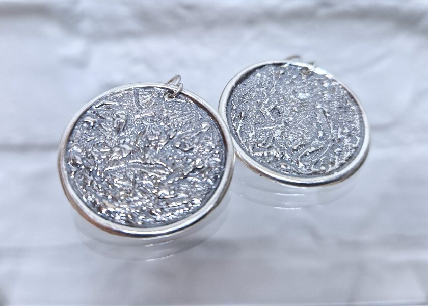 Silver Earrings "Full Moon"