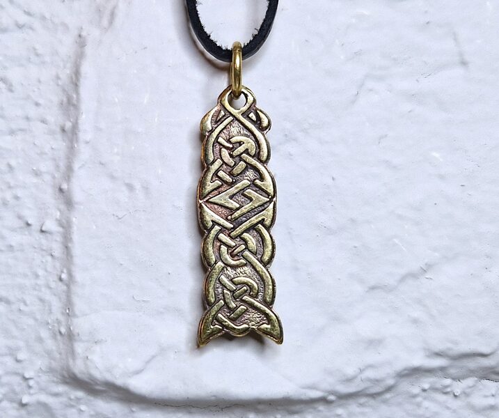 Bronzas kulons "Ķeltu mezgli" (garens)