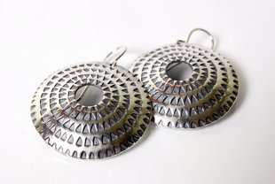 Silver Earrings "Perfection of the Universe"