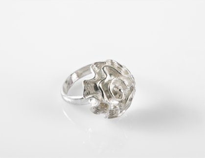 Soilver Ring "The Rose"