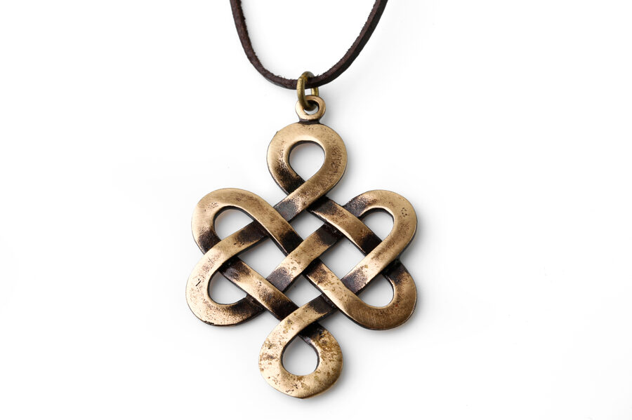 Bronzas kulons "Bezgalība" (liels)