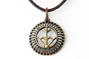 Bronzas kulons "Austras koks"