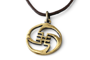 Bronzas kulons "Ūsiņš" (atturīgs)